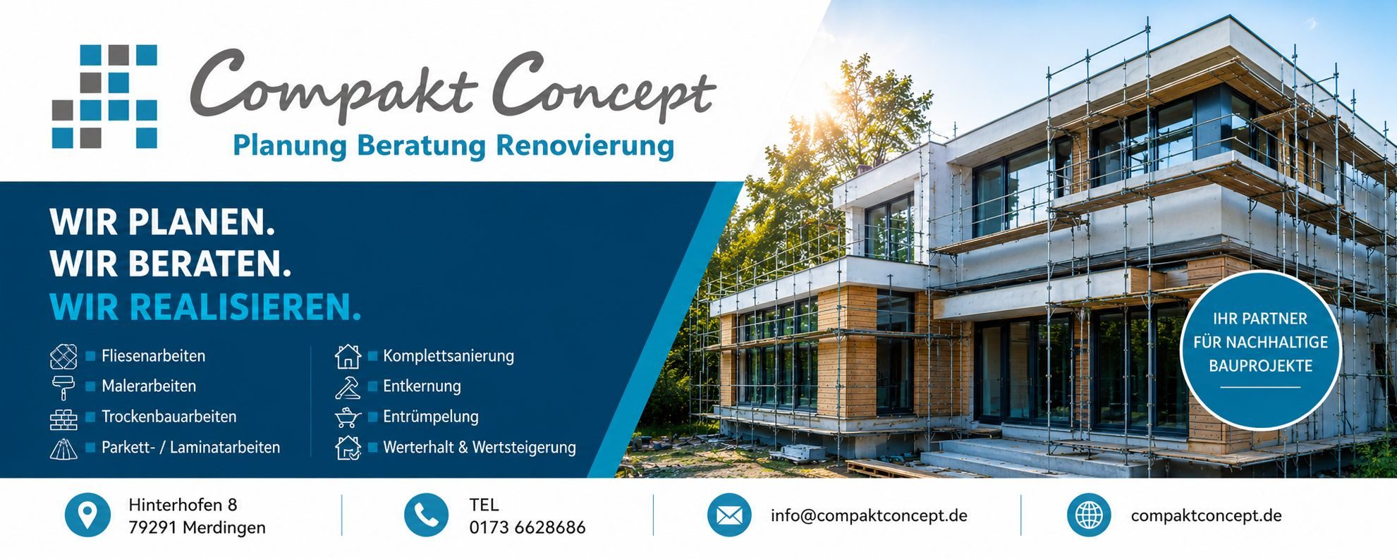 Compakt Conzept Planung Beratung Sanierung